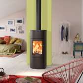 Piecyk Austroflamm Bono Xtra, obudowa stalowa, szara, o mocy 5 kW