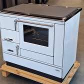 Kuchnia Moravia 9100, kolor biały, dodatki chrom o mocy 8,4kW