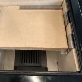 Kuchnia węglowa Moravia TP 9114 Sofie z widocznym ogniem