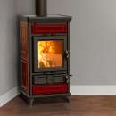 Piec na drewno Thermorossi Ilaria Majolica Bordo/Krem