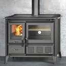 Kuchnia na drewno La Nordica Gardenia XXL Steel, wykończenie stal