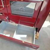 Kuchnia z płaszczem wodnym Moravia 9100-V, kolor biały, dodatki chrom