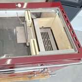 Kuchnia z płaszczem wodnym Moravia 9100-V, kolor biały, dodatki chrom