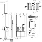 Piec kominkowy 6kW Austroflamm Sina