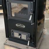 Kuchnia węglowa Moravia TP 9114 Sofie z widocznym ogniem