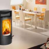 Piec kominkowy 6kW Austroflamm Koko 2.0 obudowa stalowa szara