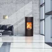 Piecyk Austroflamm Bono Xtra, obudowa stalowa, szara, o mocy 5 kW