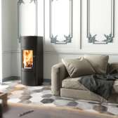 Piecyk Austroflamm Bono Xtra, obudowa stalowa, szara, o mocy 5 kW