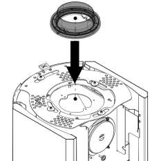 Płyta obrotowa do rury dymowej 150 mm