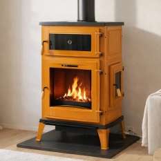 Piec 13,2 kW Hosseven 8000, emalia: beżowa, żółta, czerwona, zielona, niebieska