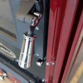 Kuchnia węglowa Moravia TP 9114 Sofie z widocznym ogniem