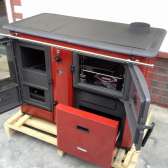 Kuchnia z płaszczem wodnym Termomont Temy Plus P20 czerwona