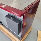 Kuchnia z płaszczem wodnym Moravia 9100-V, kolor biały, dodatki chrom