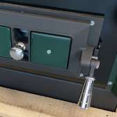 Kuchnia węglowa Moravia TP 9114 Sofie z widocznym ogniem