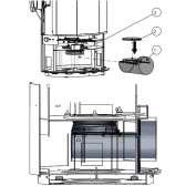 Adapter doprowadzenia powietrza z tyłu pieca