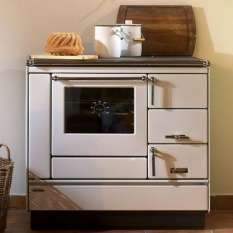 Kuchnia Moravia 9100, kolor biały, dodatki chrom o mocy 8,4kW