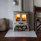 Charnwood - Emaliowana blacha pod piec 90x90cm gr. 12mm