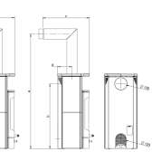 Piec pokojowy 4kW Austroflamm Flok 2.0 obudowa stalowa