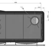 Kuchnia z płaszczem wodnym Termomont Temy Plus P20 czerwona