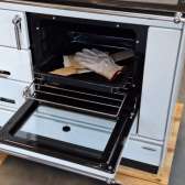 Kuchnia Moravia 9100, kolor biały, dodatki chrom o mocy 8,4kW