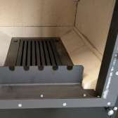 Kuchnia węglowa Moravia TP 9114 Sofie z widocznym ogniem