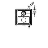 Piec kominek wolnostojący na drewno Thermorossi Vittoria Easy