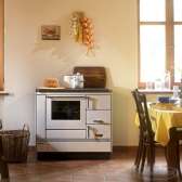 Kuchnia Moravia 9100, kolor biały, dodatki chrom o mocy 8,4kW