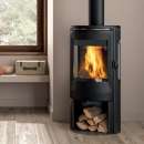 Piec wolno stojący INVICTA NEOSEN 3 szyby czarny ref. 6488-37