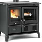 Kuchnia na drewno La Nordica Gardenia 5.0 Steel 9,5 kW