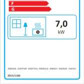 Piecokominek Nordflam Verdo, wolnostojący piec na drewno