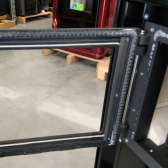 Kuchnia węglowa Moravia TP 9114 Sofie z widocznym ogniem