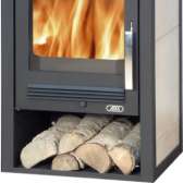 Piec kominkowy pokojowy, ABX Viking 7kW ceramika, z szybą