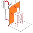 Charnwood - Emaliowany panel naścienny 80x120cm