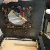 Kuchnia węglowa Moravia TP 9114 Sofie z widocznym ogniem